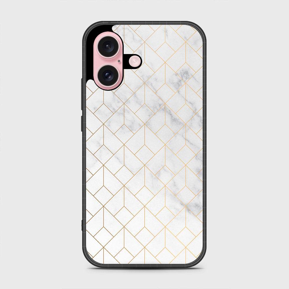 iPhone 16 Pro Max Cover- White Marble Series 2 - HQ Premium Shine Durable Shatterproof Case Design1