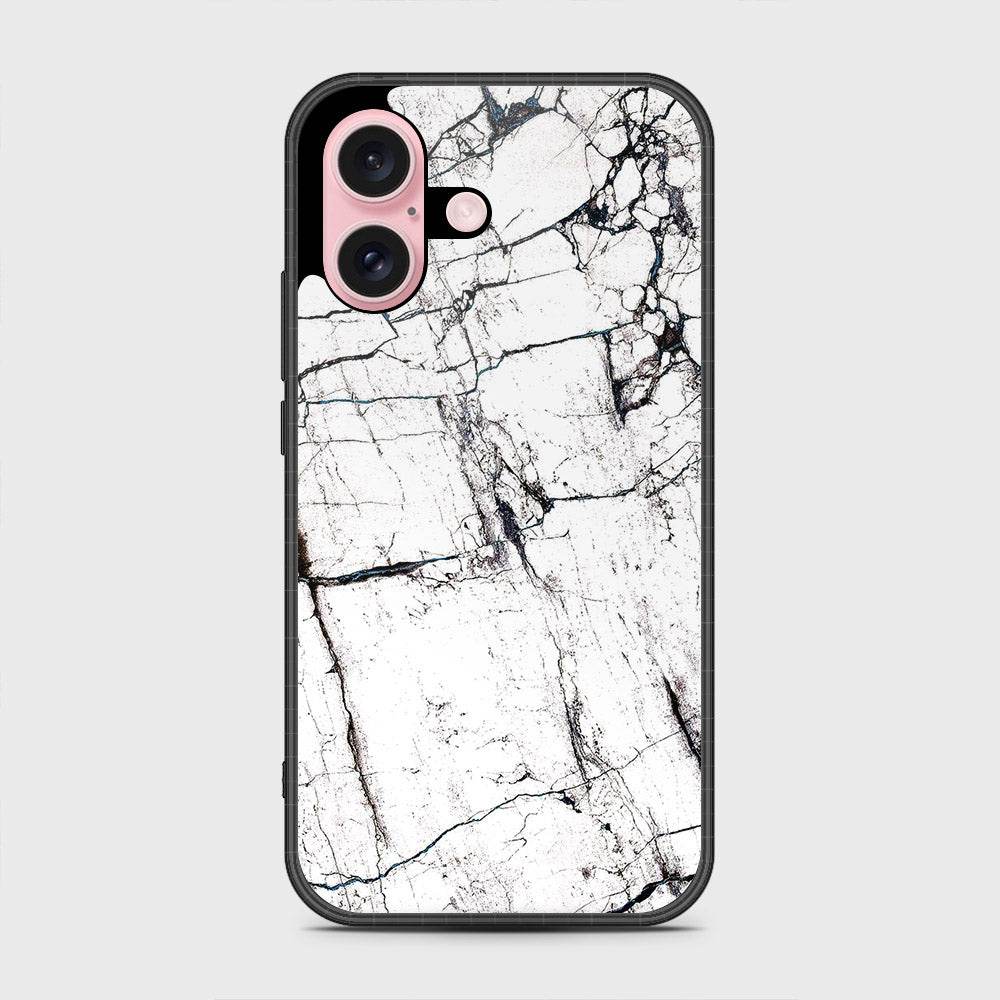 iPhone 16 Pro Max Cover- White Marble Series 2 - HQ Premium Shine Durable Shatterproof Case Design2
