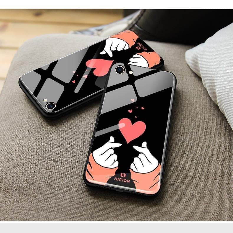 Oppo Reno 13 - Onation Heart Series - HQ Premium Shine Durable Shatterproof Case - Futurestore.pk