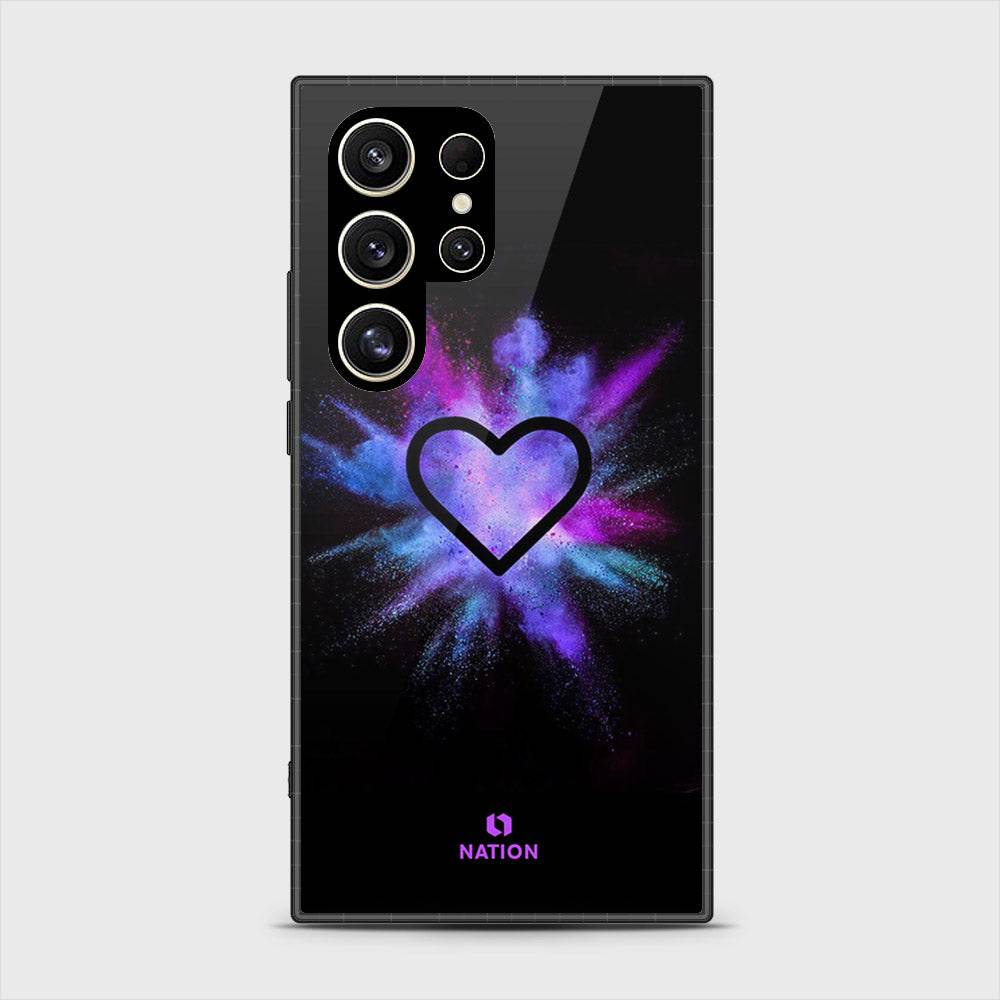 Samsung Galaxy S24 Ultra Cover- Onation Heart Series - HQ Premium Shine Durable Shatterproof Case Design8