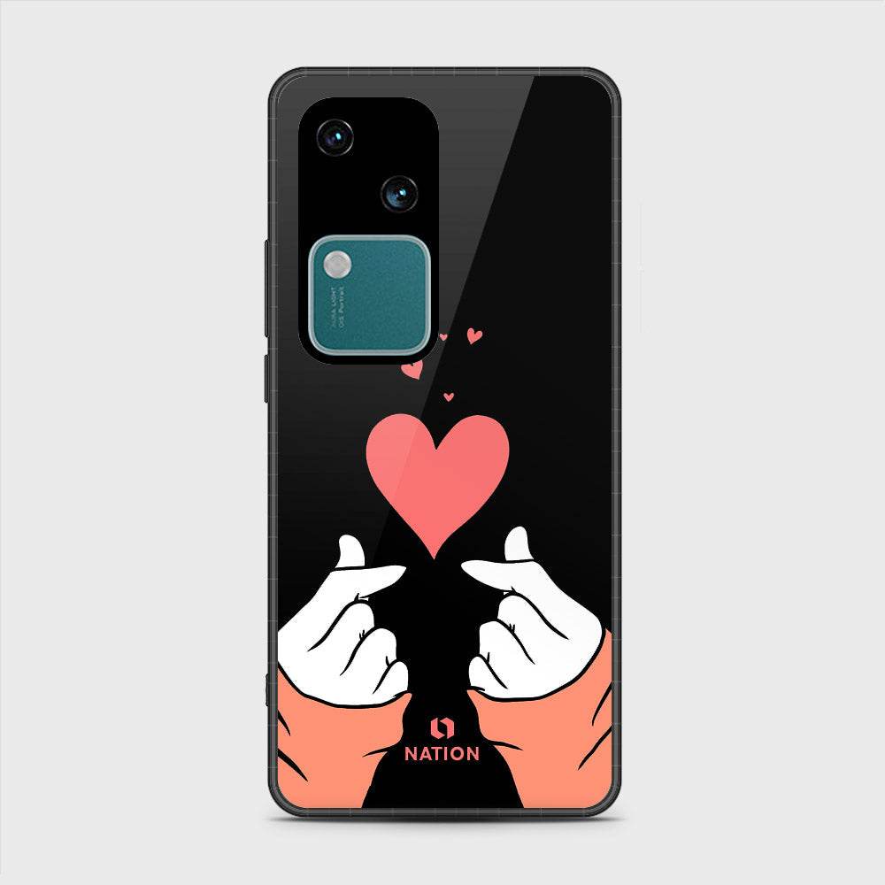 Vivo V30 Cover- Onation Heart Series - HQ Premium Shine Durable Shatterproof Case - Futurestore.pk