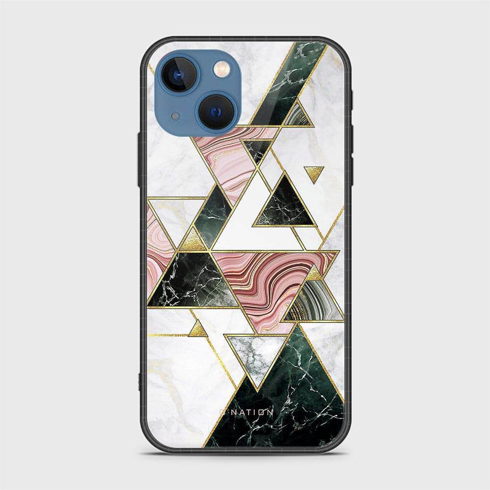 iPhone 13 Cover - O'Nation Shades of Marble Series - HQ Ultra Shine Premium Infinity Glass Soft Silicon Borders Case - Futurestore.pk