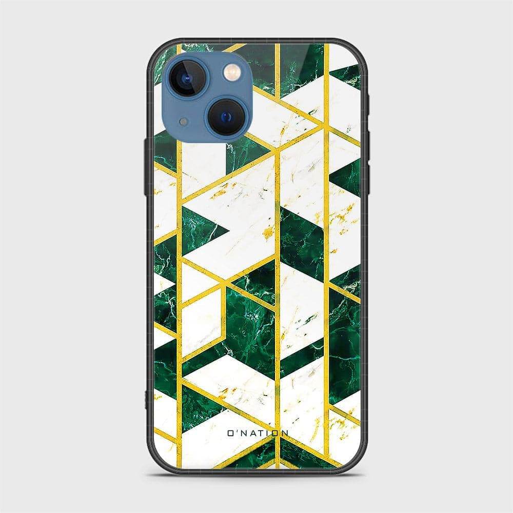 iPhone 13 Cover - O'Nation Shades of Marble Series - HQ Ultra Shine Premium Infinity Glass Soft Silicon Borders Case - Futurestore.pk