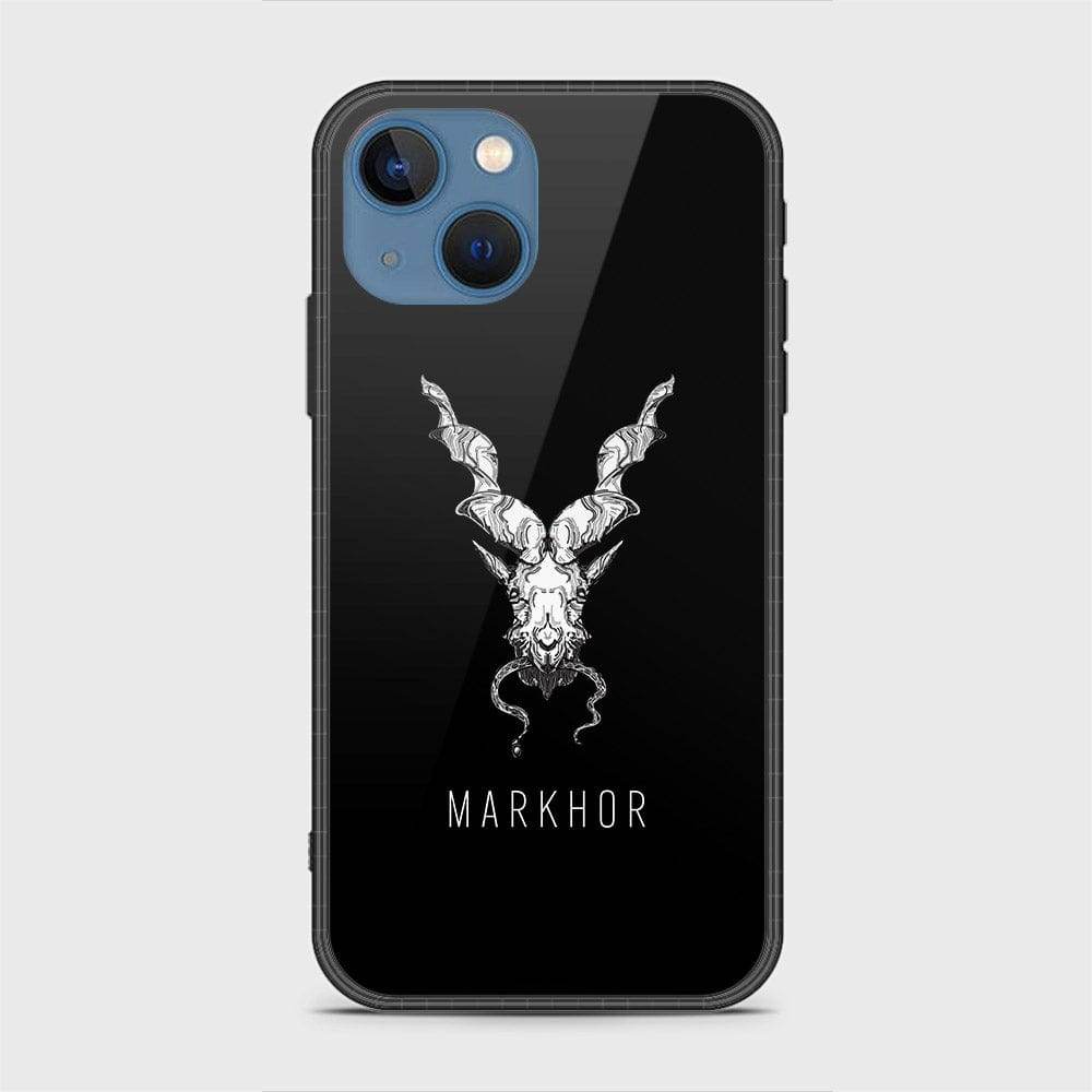 iPhone 13 Cover - Markhor Series - HQ Ultra Shine Premium Infinity Glass Soft Silicon Borders Case ( Fast Delivery ) Design3