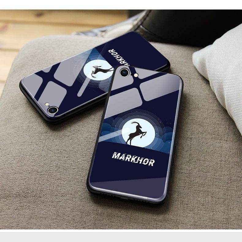 iPhone 13 Cover - Markhor Series - HQ Ultra Shine Premium Infinity Glass Soft Silicon Borders Case
