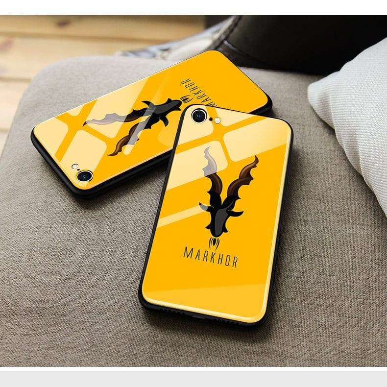 iPhone 13 Cover - Markhor Series - HQ Ultra Shine Premium Infinity Glass Soft Silicon Borders Case