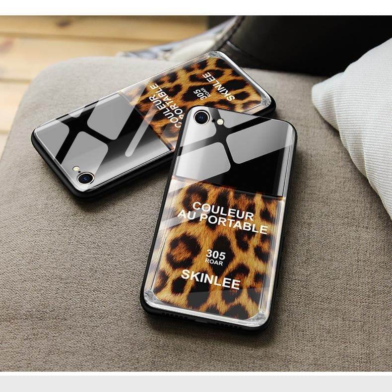 iPhone 13 Cover- Couleur Au Portable Series - HQ Ultra Shine Premium Infinity Glass Soft Silicon Borders Case