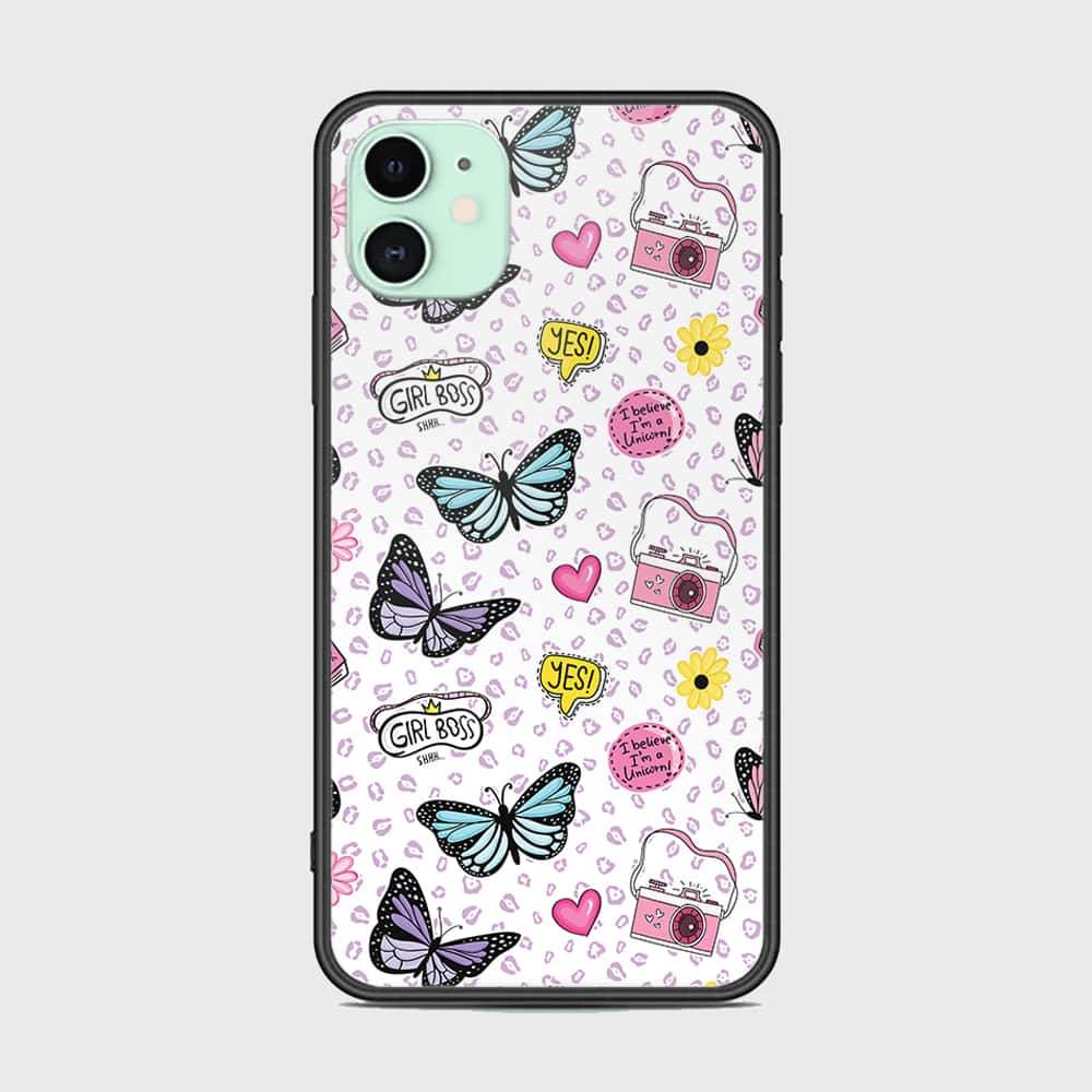 iPhone 11 Cover - Vanilla Dream Series - HQ Ultra Shine Premium Infinity Glass Soft Silicon Borders Case Design8
