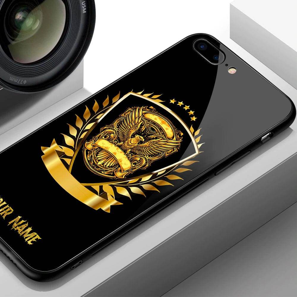 iPhone 13 Cover - Gold Series - HQ Ultra Shine Premium Infinity Glass Soft Silicon Borders Case