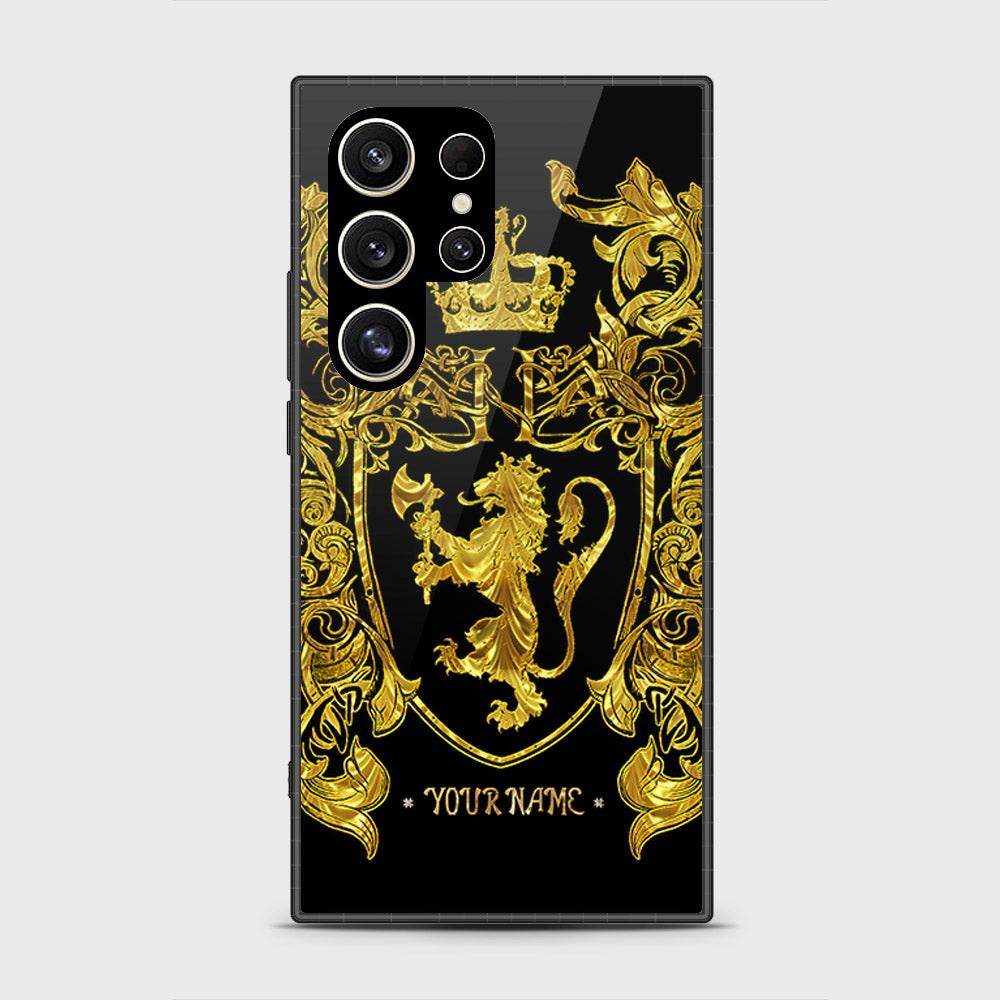 Samsung Galaxy S24 Ultra Cover- Gold Series - HQ Premium Shine Durable Shatterproof Case Design2