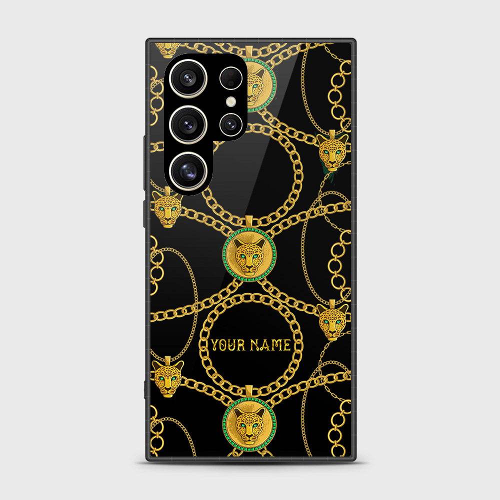 Samsung Galaxy S24 Ultra Cover- Gold Series - HQ Premium Shine Durable Shatterproof Case Design4