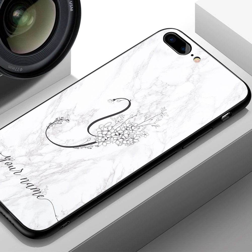 iPhone 11 Cover -Personalized Alphabet Series - HQ Ultra Shine Premium Infinity Glass Soft Silicon Borders Case