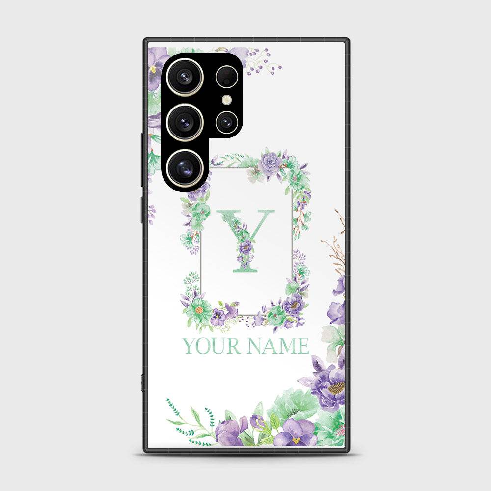 Samsung Galaxy S24 Ultra Cover- Personalized Alphabet Series - HQ Premium Shine Durable Shatterproof Case Design6