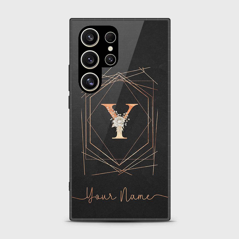 Samsung Galaxy S24 Ultra Cover- Personalized Alphabet Series - HQ Premium Shine Durable Shatterproof Case Design7