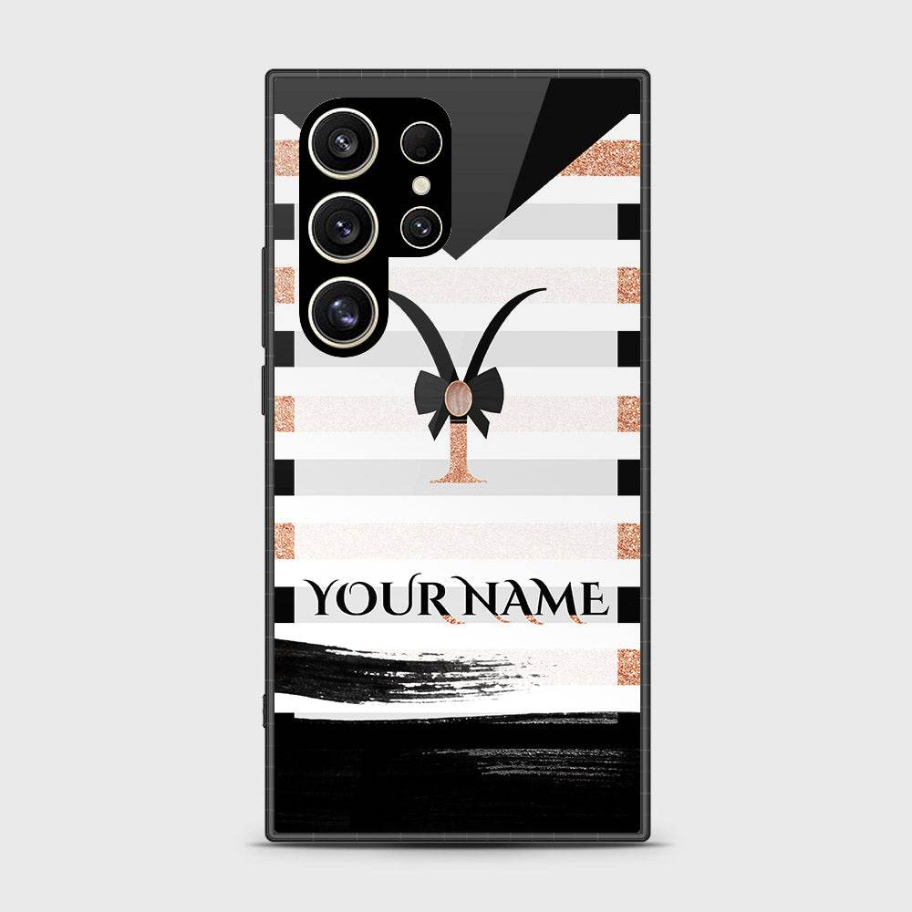 Samsung Galaxy S24 Ultra Cover- Personalized Alphabet Series - HQ Premium Shine Durable Shatterproof Case Design8