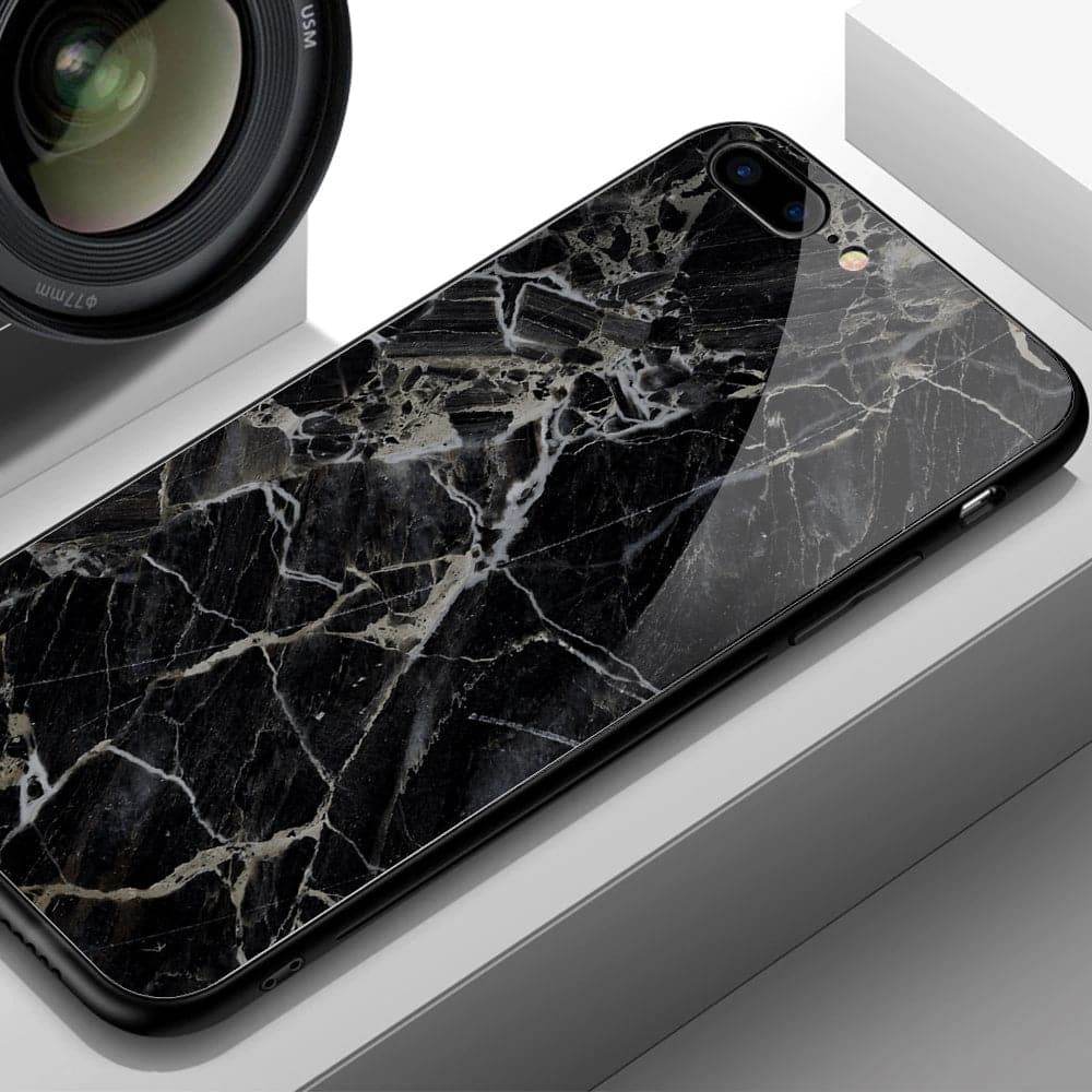 iPhone 13 Cover - Black Marble Series - HQ Ultra Shine Premium Infinity Glass Soft Silicon Borders Case