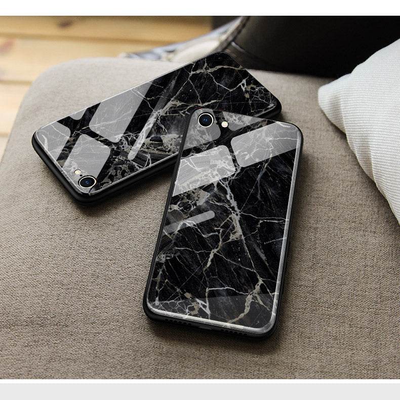 Realme 13 Plus 5G - Black Marble Series - HQ Premium Shine Durable Shatterproof Case - Futurestore.pk