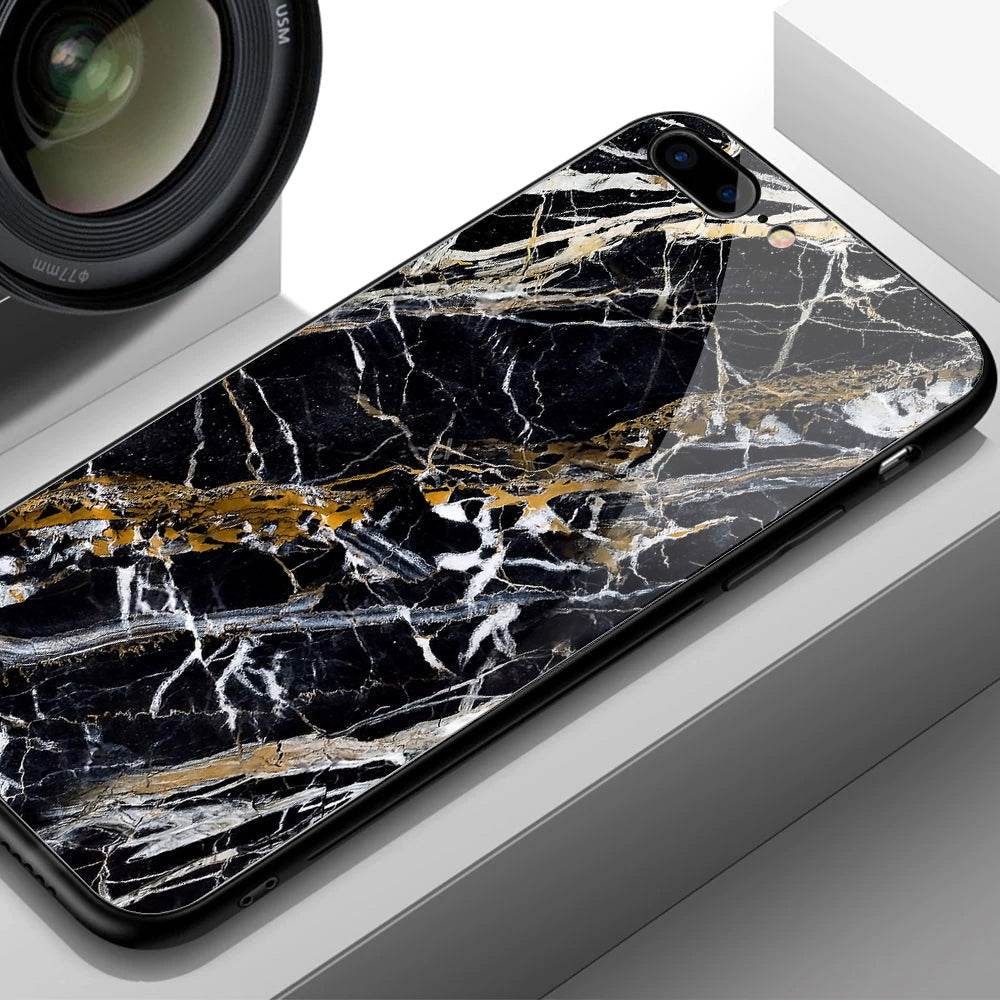 Realme 13 Plus 5G - Black Marble Series - HQ Premium Shine Durable Shatterproof Case - Futurestore.pk