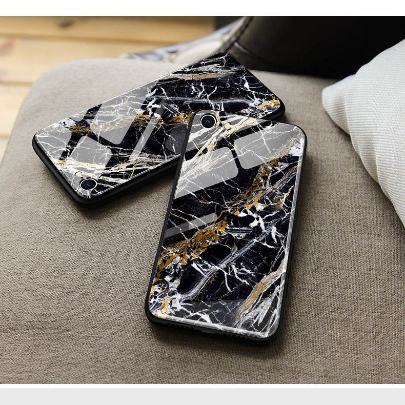 Realme 13 Plus 5G - Black Marble Series - HQ Premium Shine Durable Shatterproof Case - Futurestore.pk