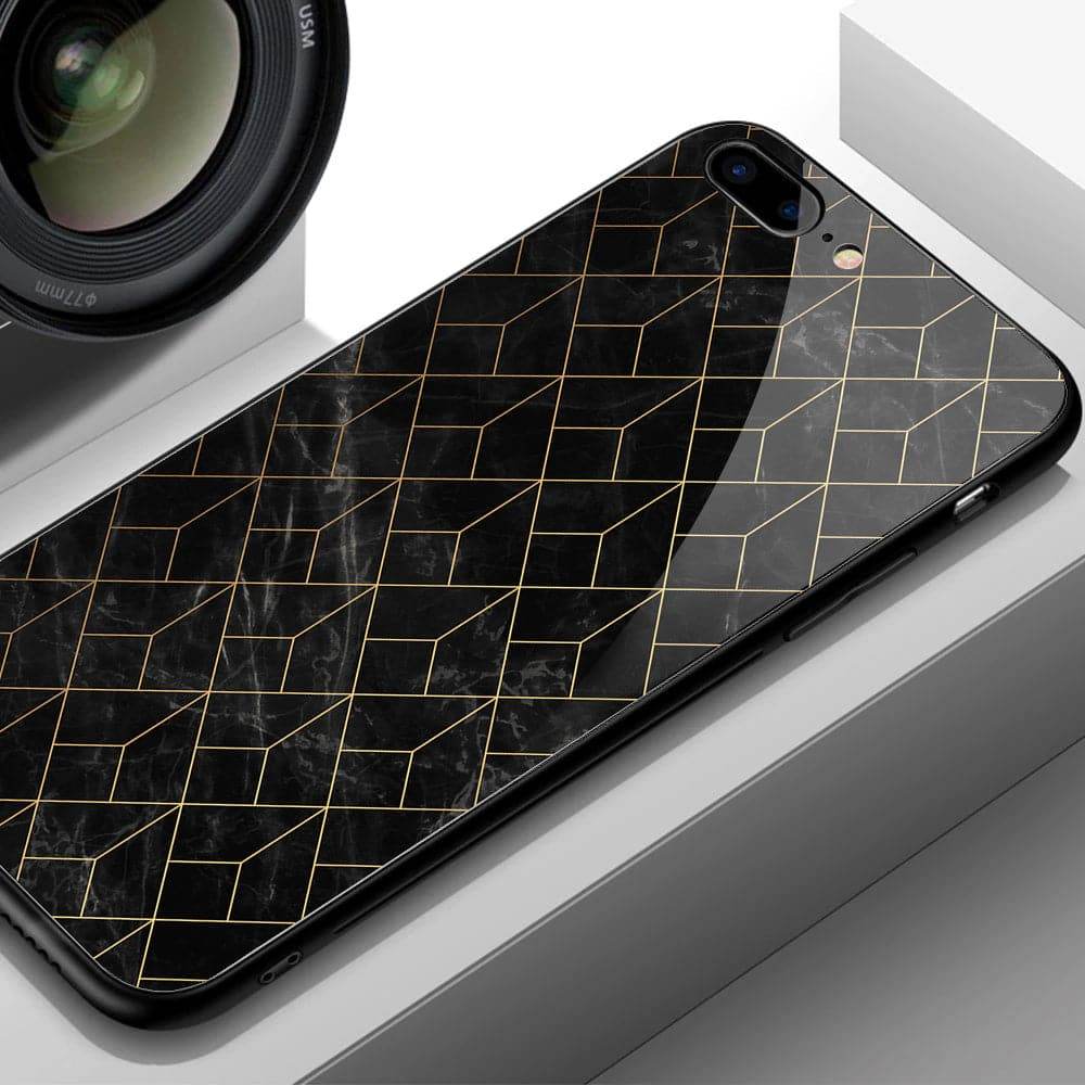 iPhone 13 Cover - Black Marble Series - HQ Ultra Shine Premium Infinity Glass Soft Silicon Borders Case
