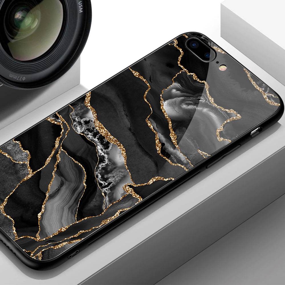 Realme 13 Plus 5G - Black Marble Series - HQ Premium Shine Durable Shatterproof Case - Futurestore.pk