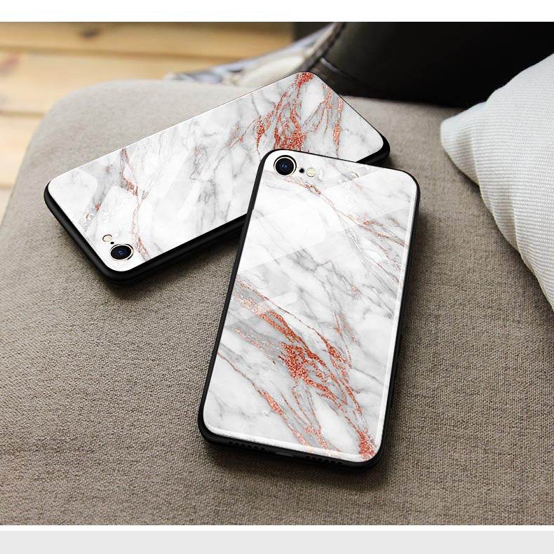 Tecno Camon 40 Pro - White Marble Series - HQ Premium Shine Durable Shatterproof Case