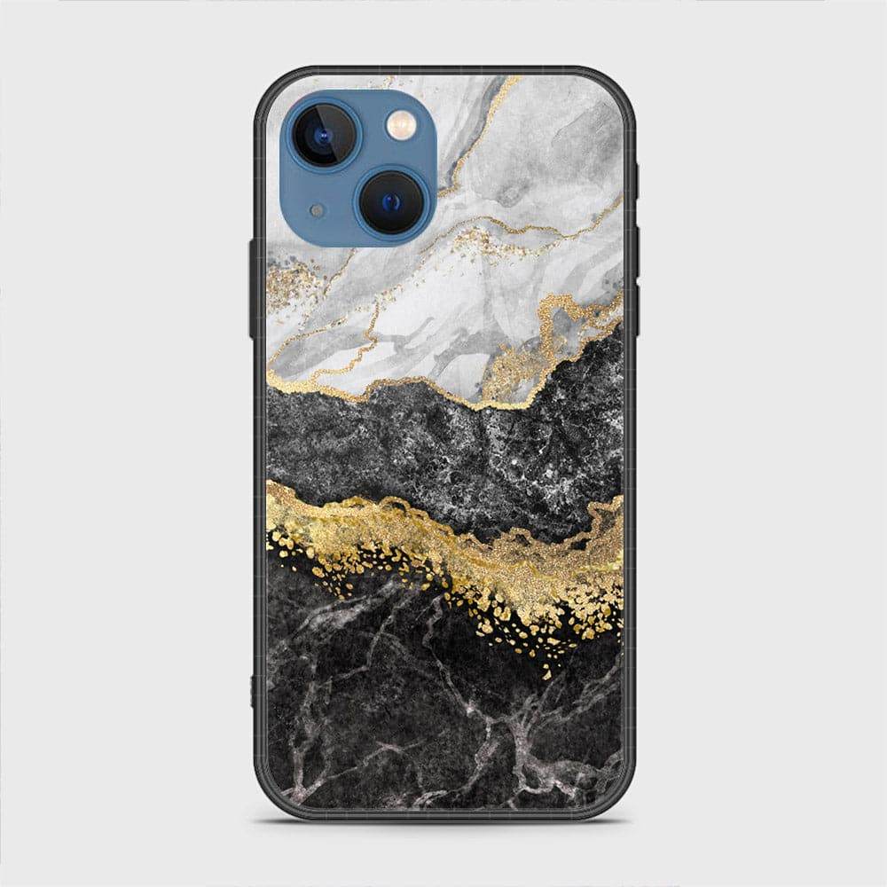 iPhone 13 Cover - Colorful Marble Series - HQ Ultra Shine Premium Infinity Glass Soft Silicon Borders Case Rounded Corner Style Design2