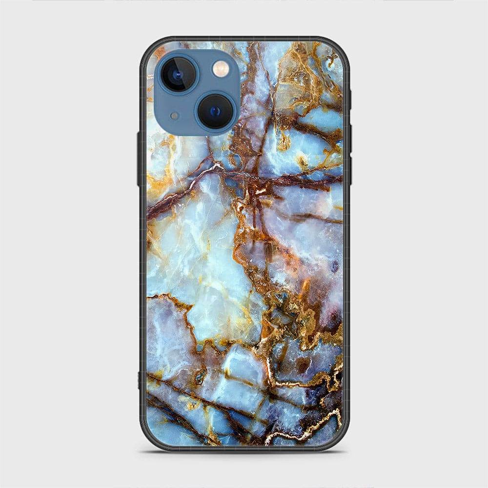 iPhone 13 Cover - Colorful Marble Series - HQ Ultra Shine Premium Infinity Glass Soft Silicon Borders Case Rounded Corner Style Design3