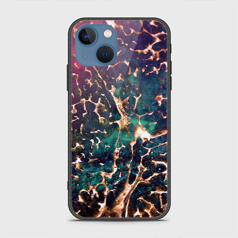 iPhone 13 Cover - Colorful Marble Series - HQ Ultra Shine Premium Infinity Glass Soft Silicon Borders Case Rounded Corner Style Design4