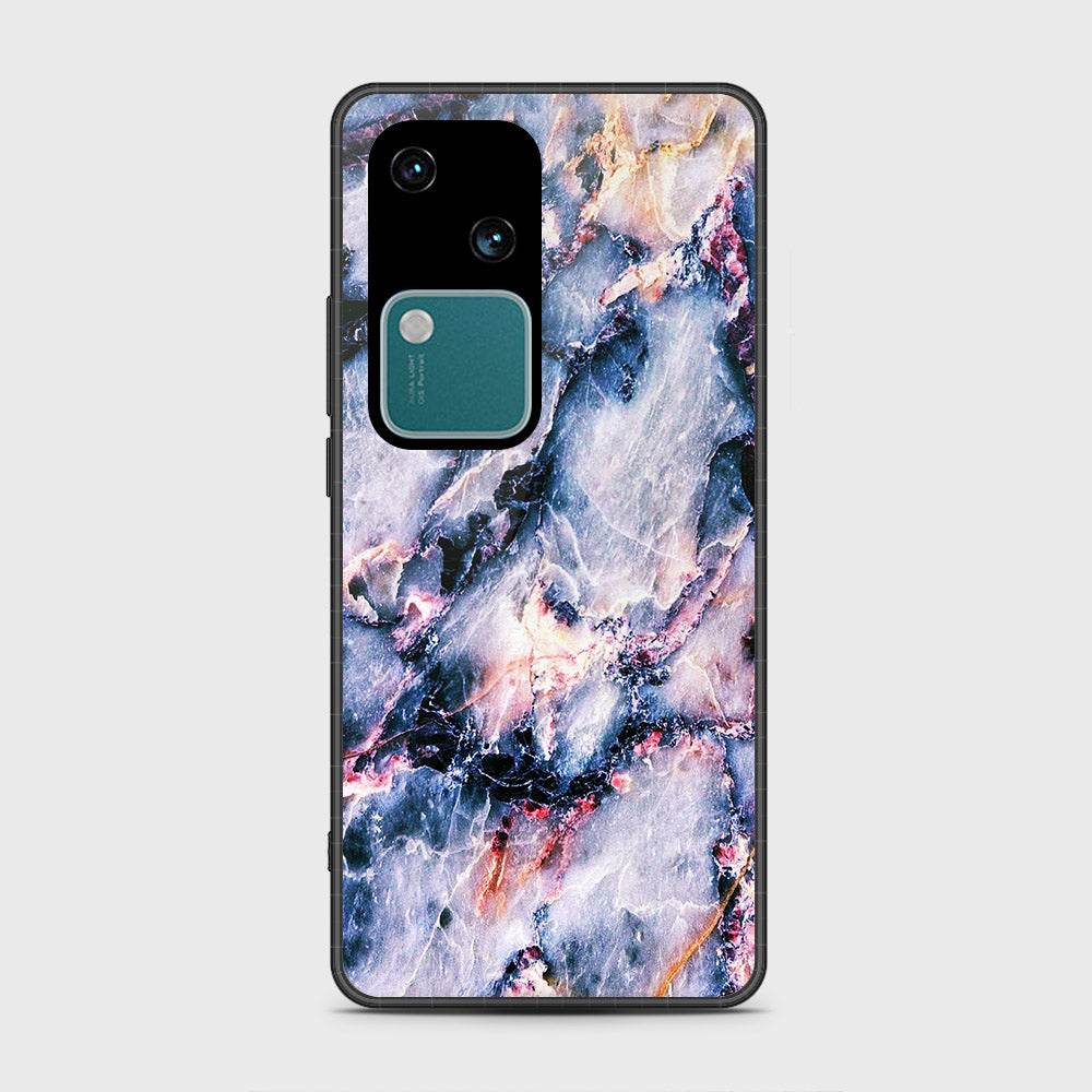 Vivo V30 Cover- Colorful Marble Series - HQ Premium Shine Durable Shatterproof Case - Futurestore.pk