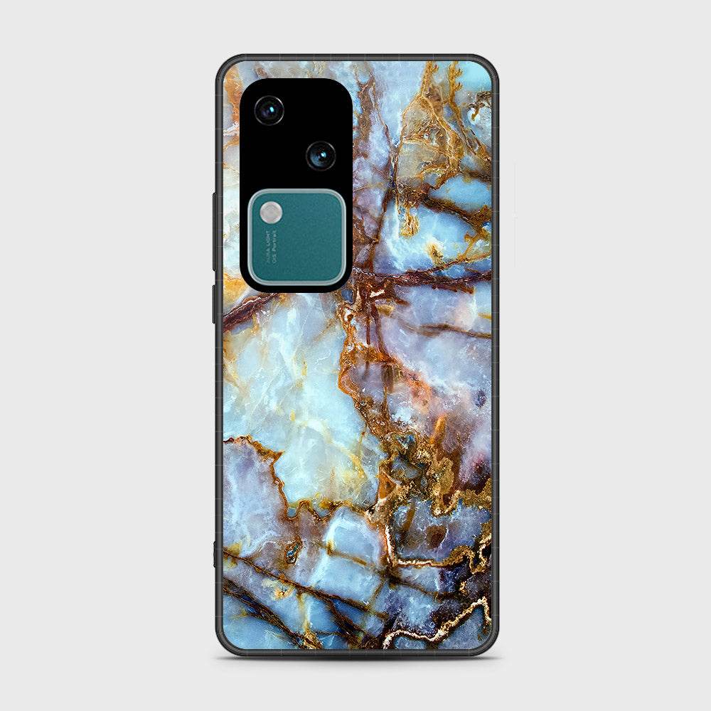 Vivo V30 Cover- Colorful Marble Series - HQ Premium Shine Durable Shatterproof Case - Futurestore.pk