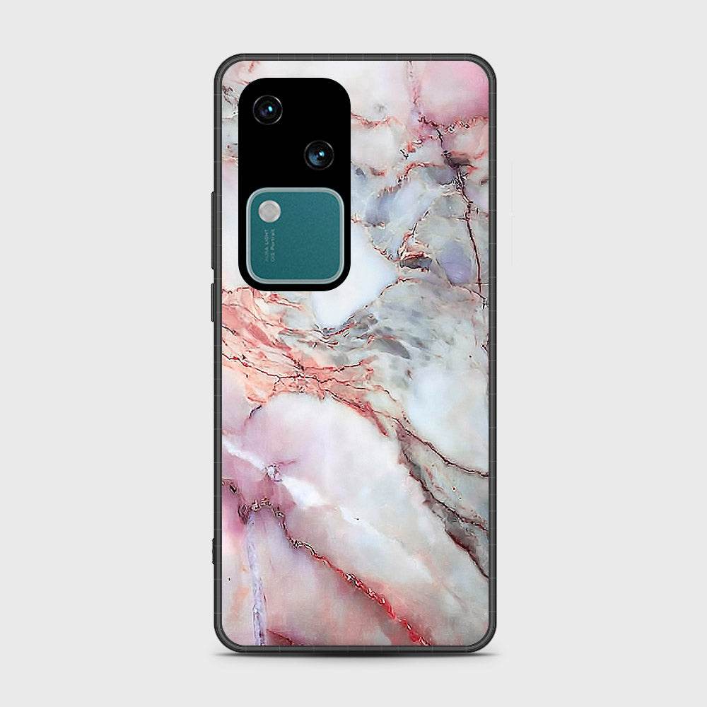 Vivo V30 Cover- Colorful Marble Series - HQ Premium Shine Durable Shatterproof Case - Futurestore.pk