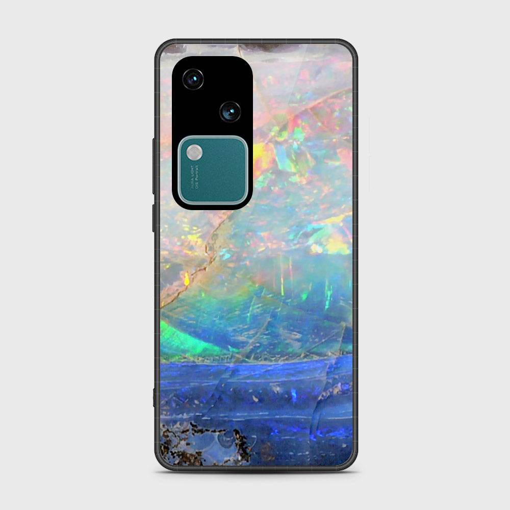 Vivo V30 Cover- Colorful Marble Series - HQ Premium Shine Durable Shatterproof Case - Futurestore.pk
