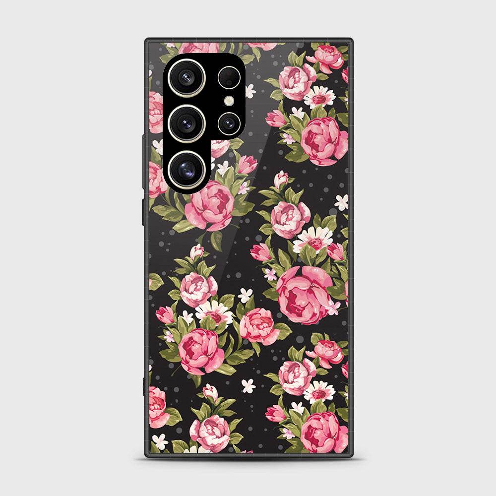 Samsung Galaxy S24 Ultra Cover- Floral Series - HQ Premium Shine Durable Shatterproof Case Design2