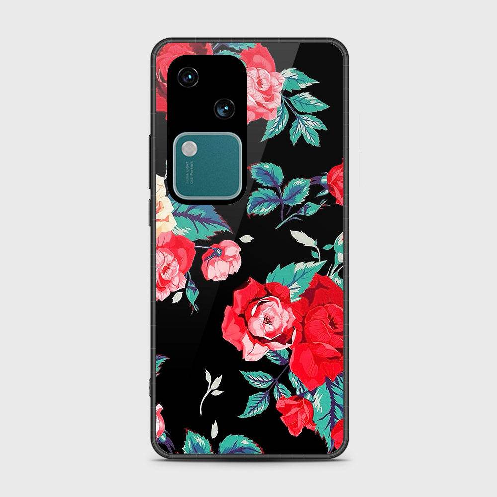 Vivo V30 Cover- Floral Series - HQ Premium Shine Durable Shatterproof Case - Futurestore.pk