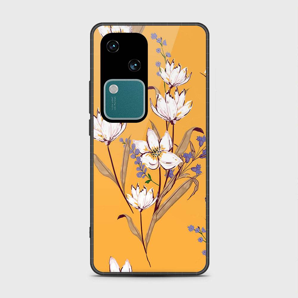 Vivo V30 Cover- Floral Series - HQ Premium Shine Durable Shatterproof Case - Futurestore.pk
