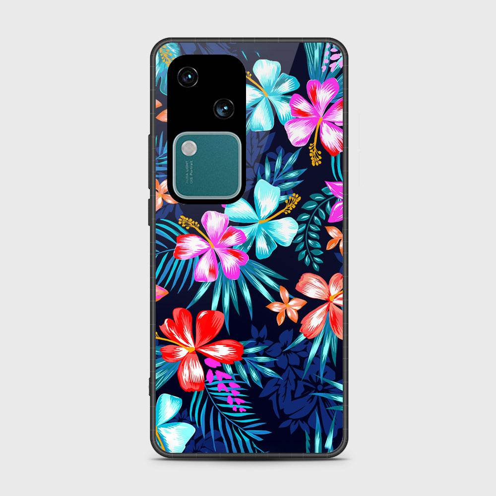 Vivo V30 Cover- Floral Series - HQ Premium Shine Durable Shatterproof Case - Futurestore.pk