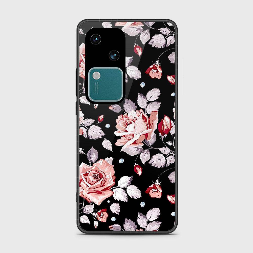 Vivo V30 Cover- Floral Series - HQ Premium Shine Durable Shatterproof Case - Futurestore.pk