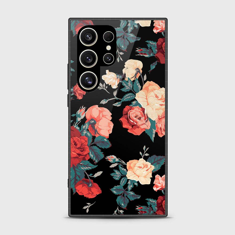 Samsung Galaxy S24 Ultra Cover- Floral Series 2 - HQ Premium Shine Durable Shatterproof Case Design2