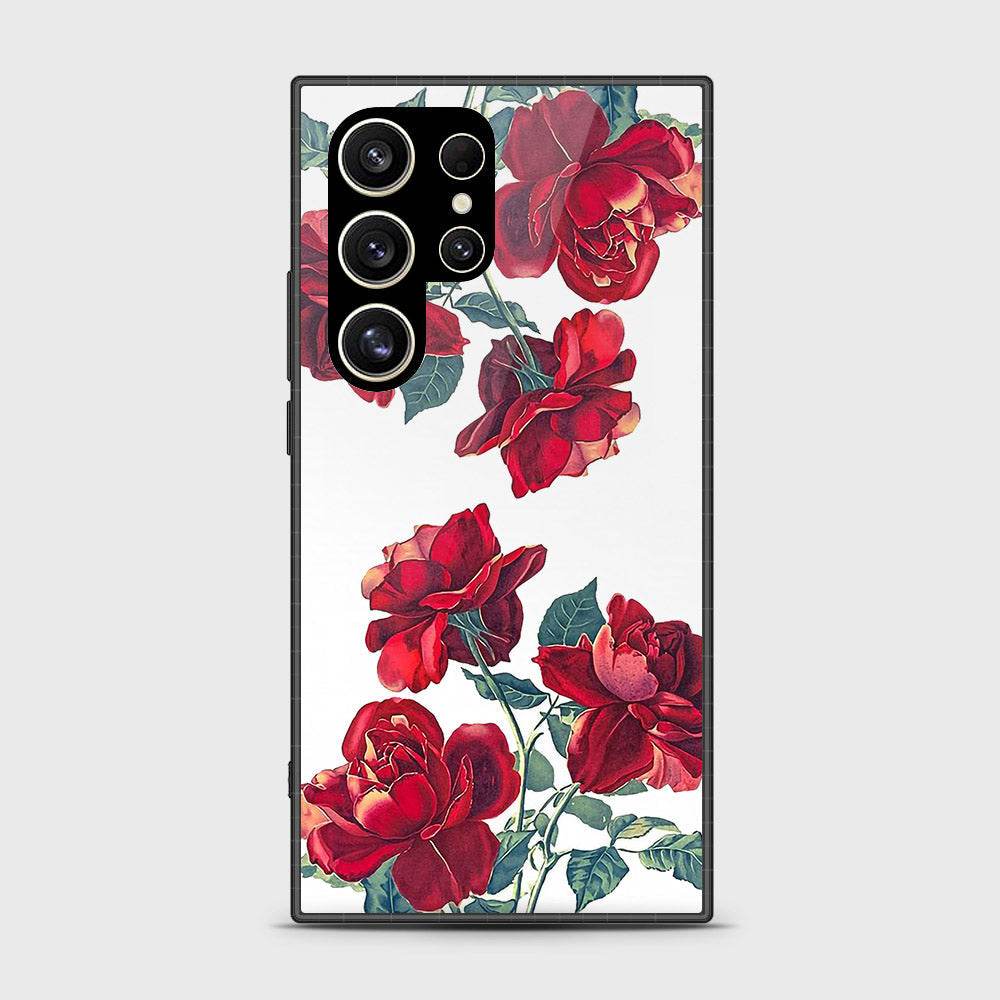 Samsung Galaxy S24 Ultra Cover- Floral Series 2 - HQ Premium Shine Durable Shatterproof Case Design6