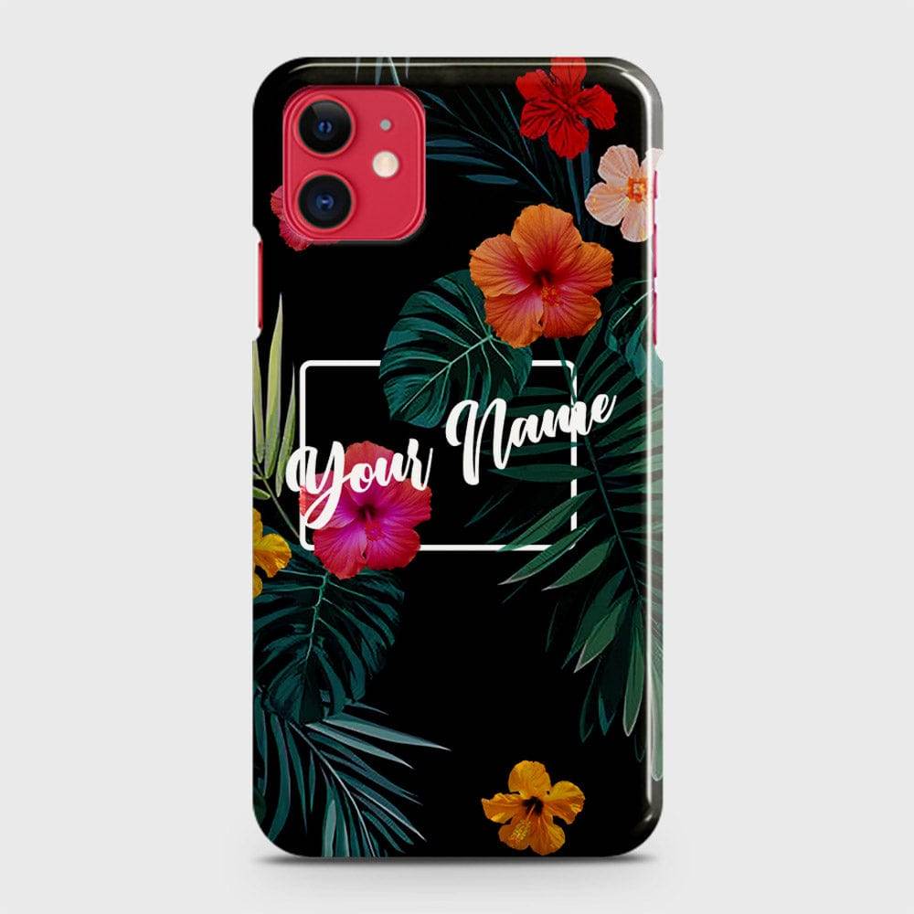 iPhone 11 Cover - Floral Series - Matte Finish - Snap On Hard Case with LifeTime Colors Guarantee - Futurestore.pk