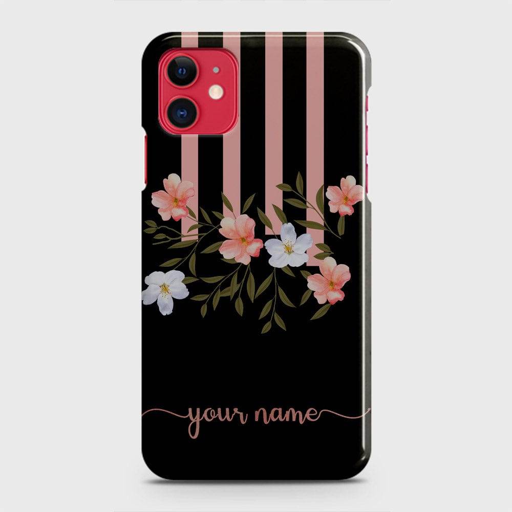 iPhone 11 Cover - Floral Series - Matte Finish - Snap On Hard Case with LifeTime Colors Guarantee - Futurestore.pk