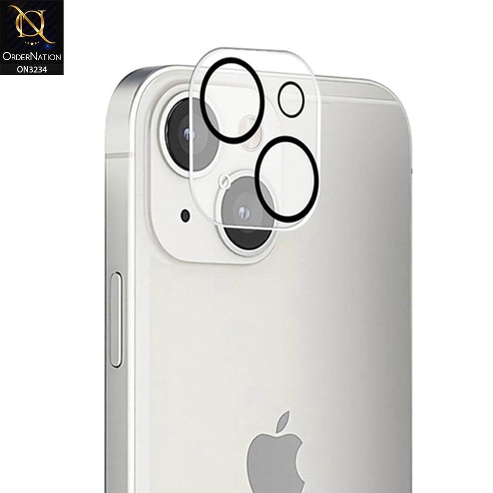 iPhone 13 Camera Protector - Black - 3D Film 9H Glass Camera Lens Protector Shield - Futurestore.pk
