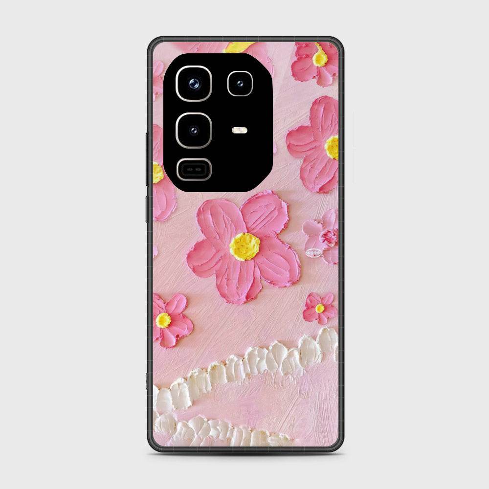 Infinix Note 50 4G Cover - Floral Series - Design 2 - Pink - HQ Premium Shine Durable Shatterproof Case - Futurestore.pk