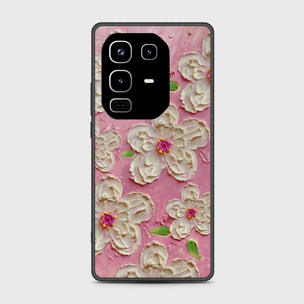 Infinix Note 50 4G Cover - Floral Series - Design 5 - Pink & White - HQ Premium Shine Durable Shatterproof Case - Futurestore.pk