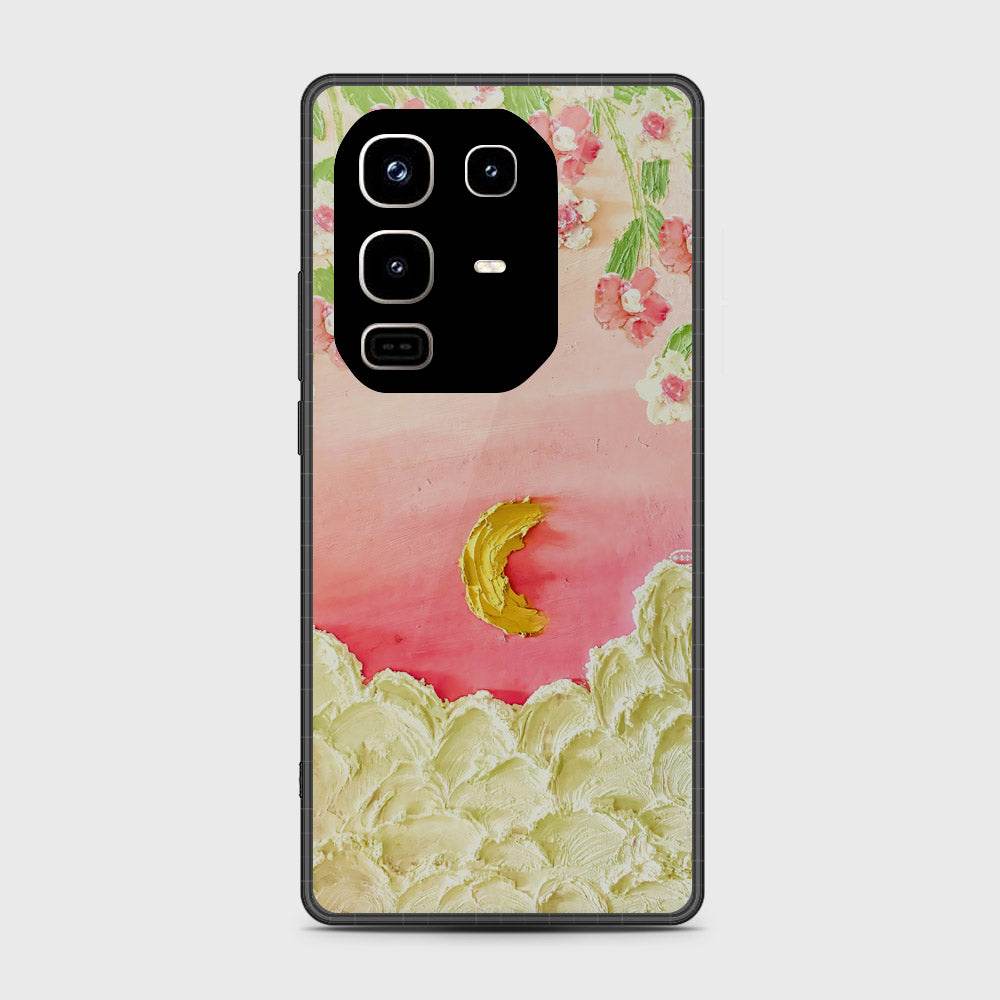Infinix Note 50 4G Cover - Floral Series - Design 7 - Pink & Yellow - HQ Premium Shine Durable Shatterproof Case - Futurestore.pk