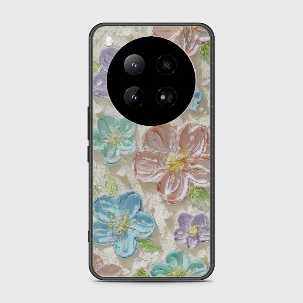 Infinix Zero 40 4G Cover - Floral Series - Design 14 - Blue & Purple - HQ Premium Shine Durable Shatterproof Case - Futurestore.pk
