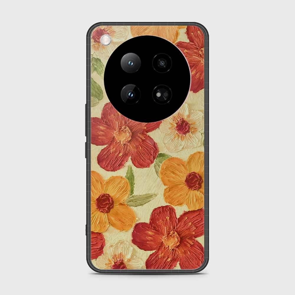 Infinix Zero 40 4G Cover - Floral Series - Design 6 - Red & Orange - HQ Premium Shine Durable Shatterproof Case - Futurestore.pk