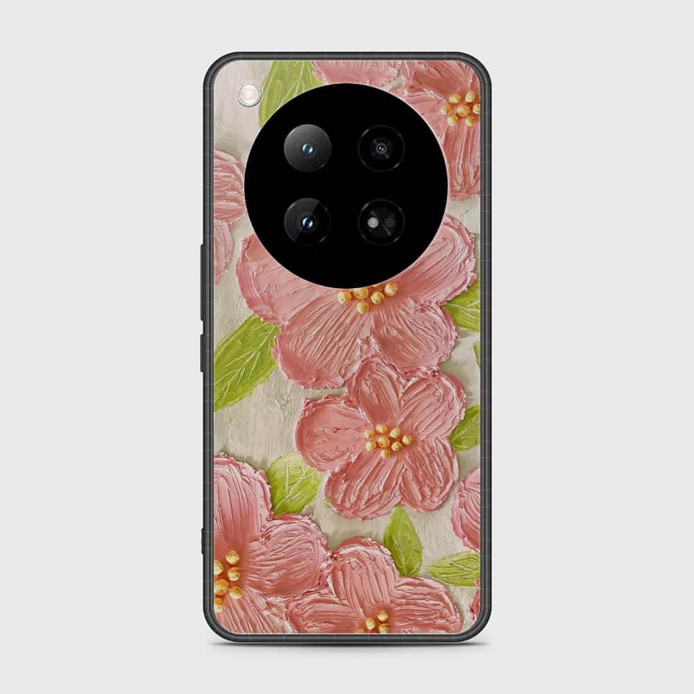 Infinix Zero 40 4G Cover - Floral Series - Design 9 - Pink & Green - HQ Premium Shine Durable Shatterproof Case - Futurestore.pk