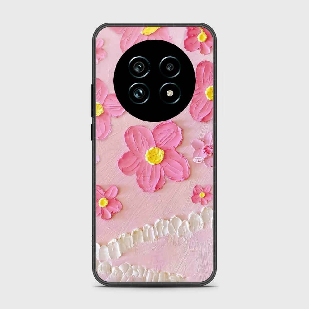 Realme 13 Plus 5G Cover - Floral Series - Design 2 - Pink - HQ Premium Shine Durable Shatterproof Case - Futurestore.pk